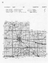 Olmsted County Highway Map, Minnesota State Atlas 1956